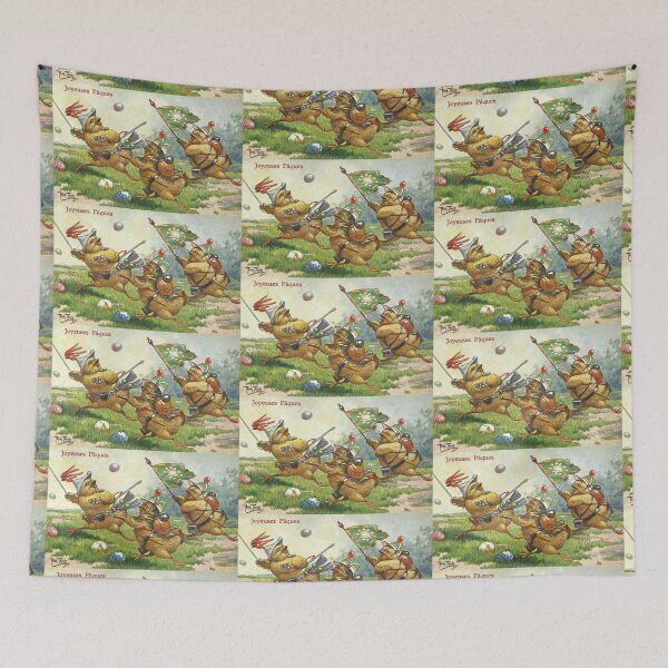 Item preview, Humanized Chicks Charging to Celebrate Easter by Arthur Thiele designed and sold by neonwulf.