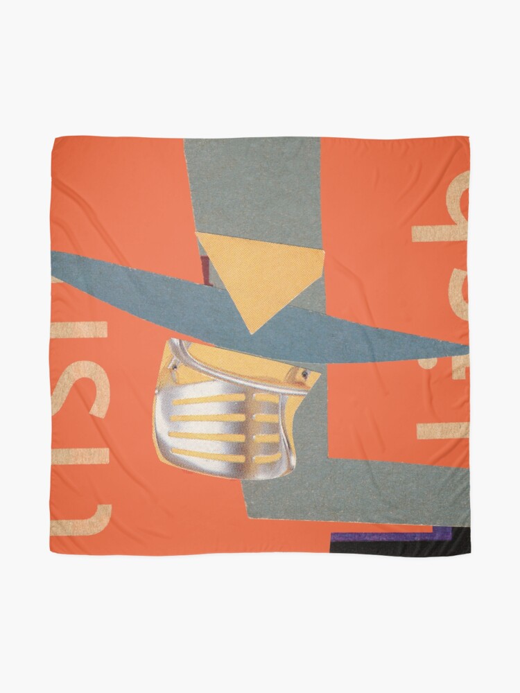 Thumbnail 2 of 3, Scarf, Tuesday Afternoon abstract collage designed and sold by summerart.
