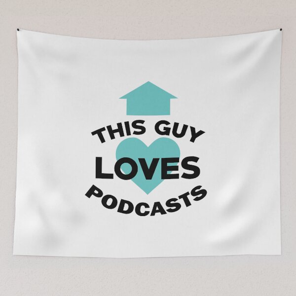 Item preview, This Guy Loves Podcasts Funny Podcast Fan designed and sold by perfectpresents.