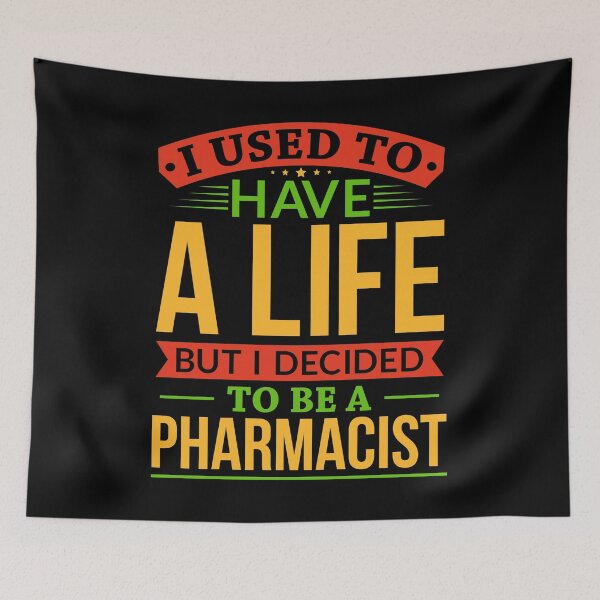 Item preview, I Used To Have A Life But I Decided To Be A Pharmacist Shirt designed and sold by Orange Pieces.
