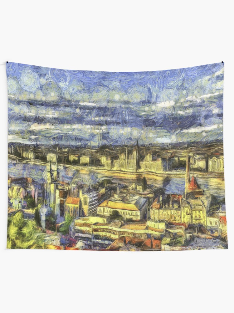 "Budapest Vincent Van Gogh" Tapestry by Londonimages  Redbubble