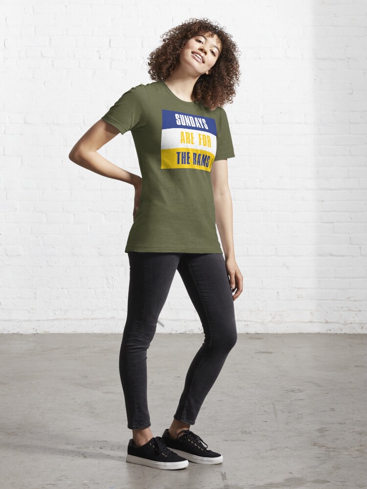 Sundays are for The Rams, Los Angeles Rams Graphic T-Shirt Dress