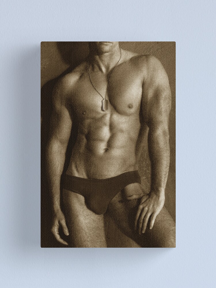 Alternate view of Man Art III Canvas Print