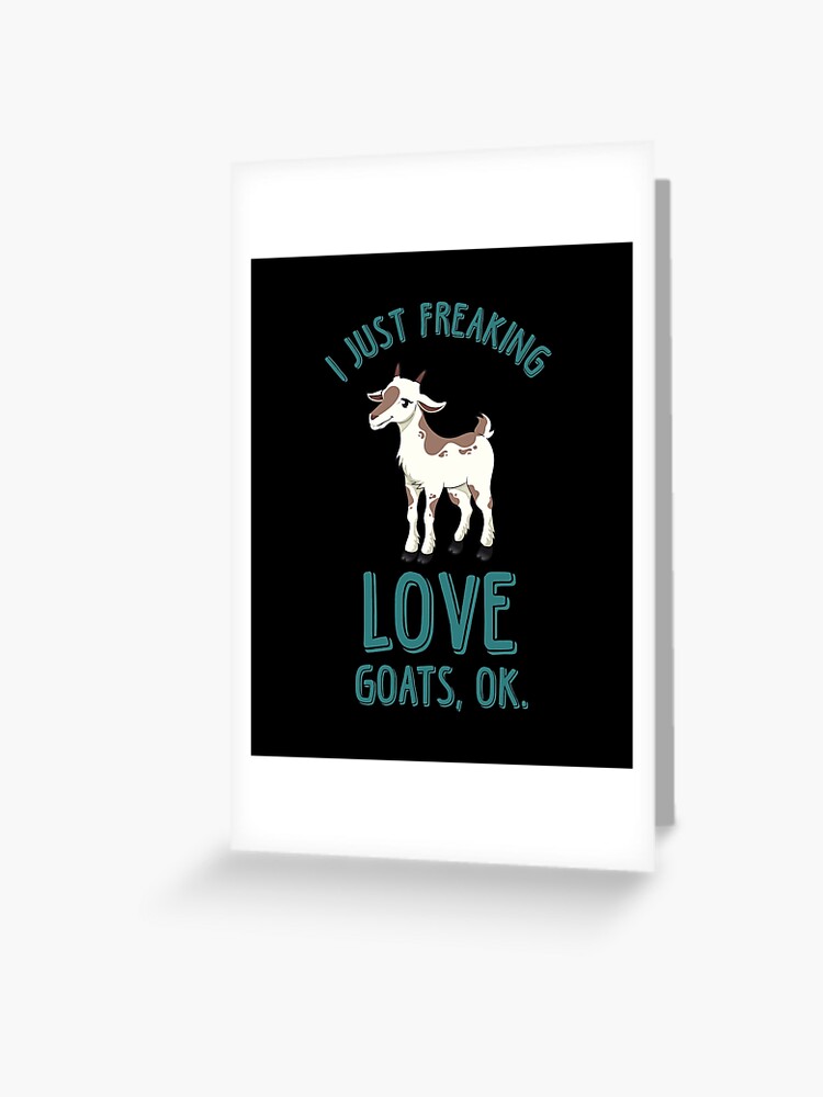 Goat Birthday Card, Gifts With Goats, Printable Goat Birthday Card