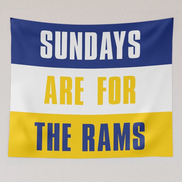 Item preview, Sundays are for The Rams, Los Angeles Rams designed and sold by elhefe.