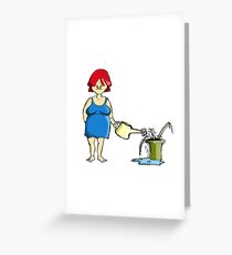 character 7 Greeting Card