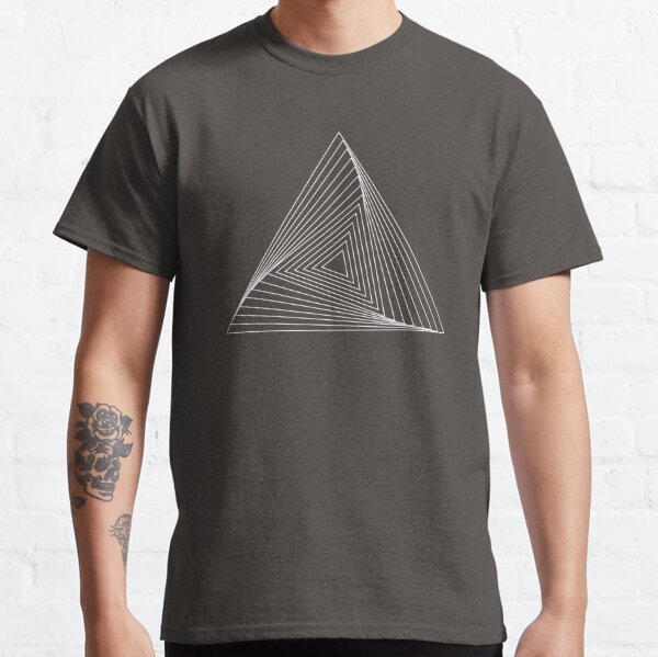 Optical Illusions Star In Negative Space TShirt
