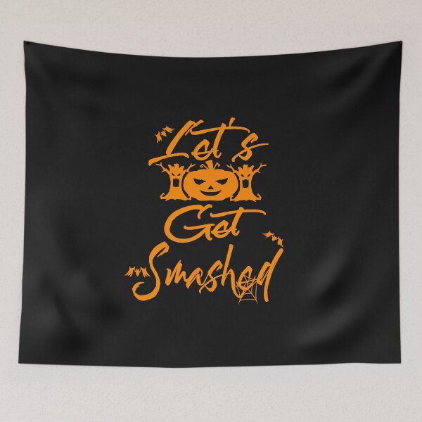 Item preview, Halloween Drinking Design Let's Get Smashed Orange designed and sold by Sapphire Star.
