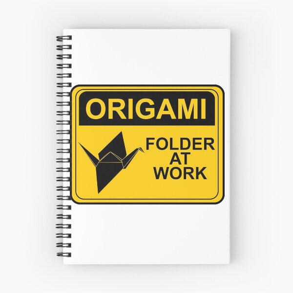 Item preview, Caution Origami Folder at Work designed and sold by mi-xo.