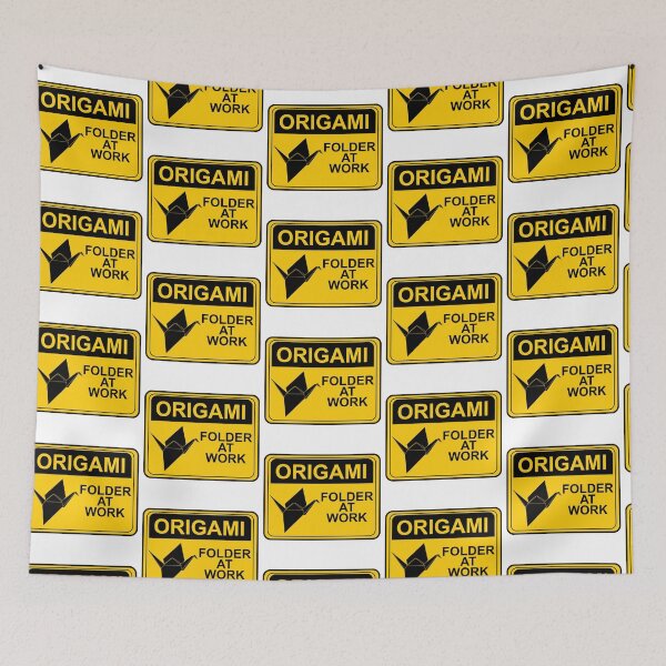 Item preview, Caution Origami Folder at Work designed and sold by mi-xo.