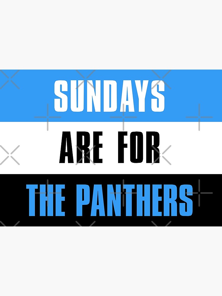 Sundays are for The Panthers, Carolina Panthers A-Line Dress for Sale by  elhefe