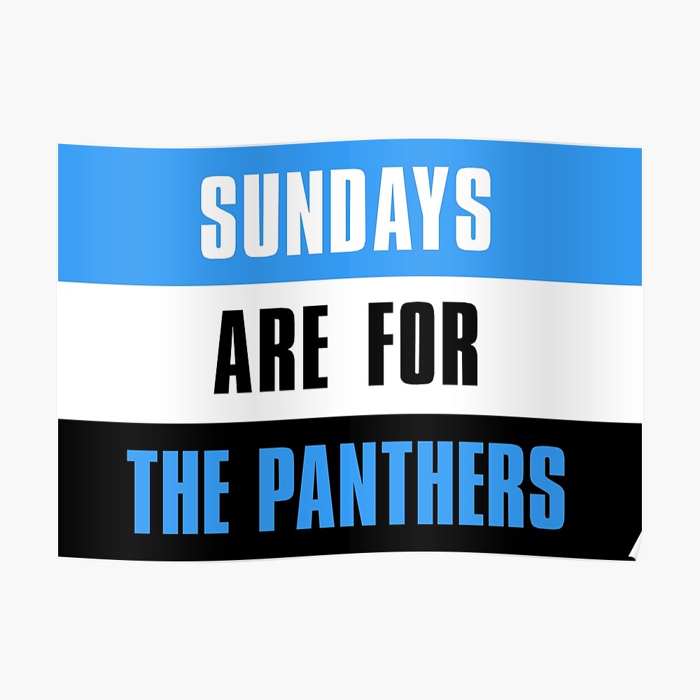 Sundays are for The Panthers, Carolina Panthers A-Line Dress for Sale by  elhefe