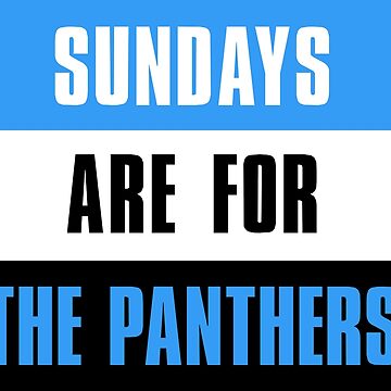 Sundays are for The Panthers, Carolina Panthers A-Line Dress for Sale by  elhefe