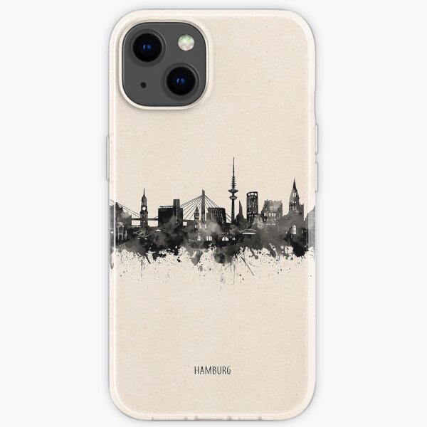 die skyline von hamburg iPhone Flexible Hülle