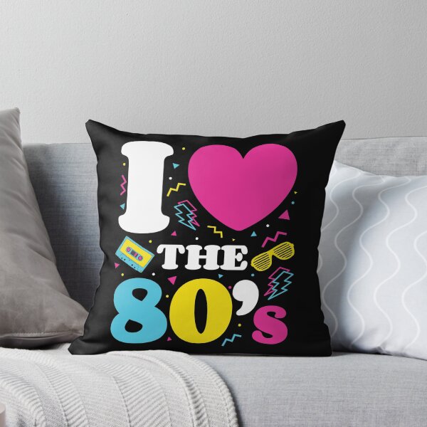 Item preview, Love the 80's; Retro Eighties T-Shirt 1980s Neon 1980 designed and sold by EstelleStar.