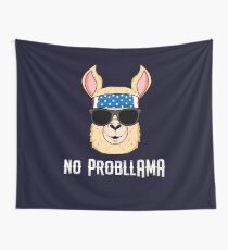 No Probllama Wall Tapestry