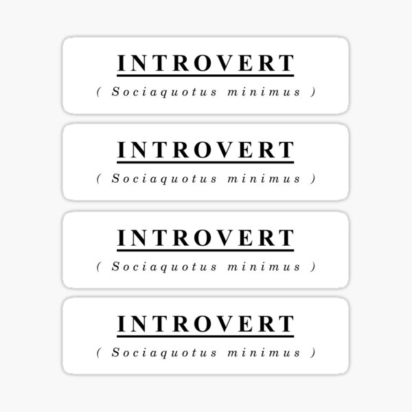 introvert-sociaquotus-minimus-funny-quote-latin-names-sticker-by-from-now-on-redbubble