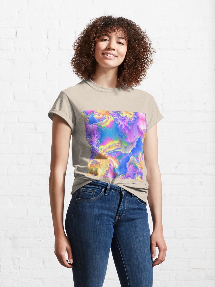 Alternate view of Abstraction of royal blue bass Classic T-Shirt