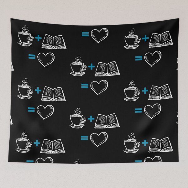 Item preview, Tea and book equal booklove | Bookcase | Bookrebels | Books | Booklovers designed and sold by Bookrebels.