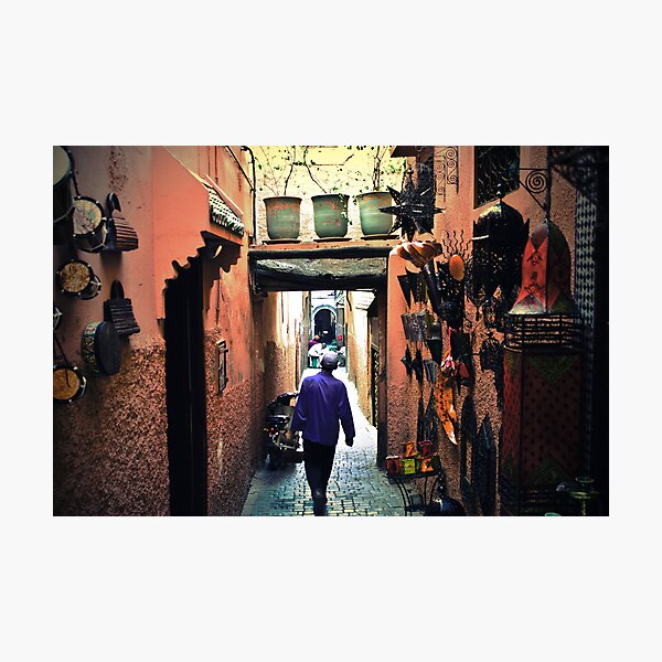 Medina walker Photographic Print
