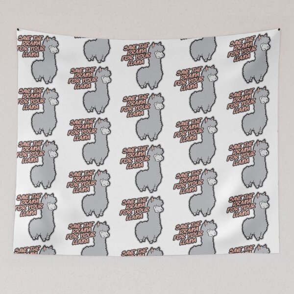 Item preview, Save the Drama for your LLama designed and sold by mi-xo.