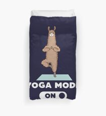 Yoga Mode On Duvet Cover