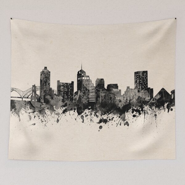 Item preview, memphis skyline designed and sold by BekimART.