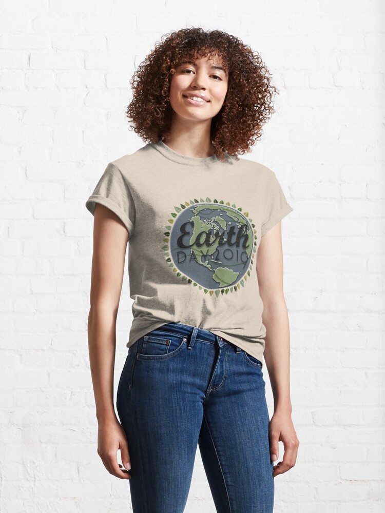 Alternate view of Earth Day 2019 - Textured paper Classic T-Shirt