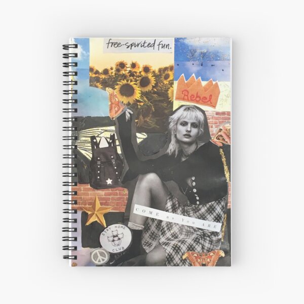 art collage Spiral Notebook