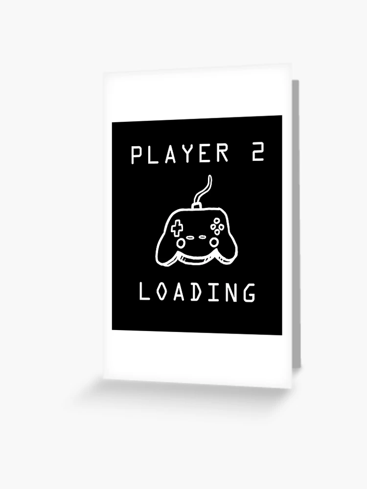 Player 4 Loading Pregnancy Announcement Maternity | Greeting Card