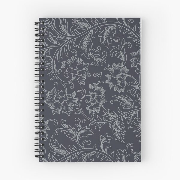 Item preview, Simple Gray Floral Pattern designed and sold by freshlypeeled.