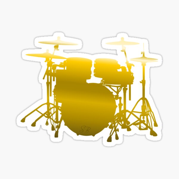 Drumset Sticker