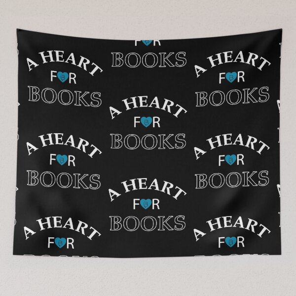 Item preview, A heart for books | Bookrebels | Book | Reading | Booklovers | Bookworm designed and sold by Bookrebels.