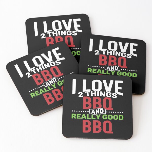 Item preview, I love 2 things BBQ and Really Good BBQ designed and sold by Gold Wings Tees.