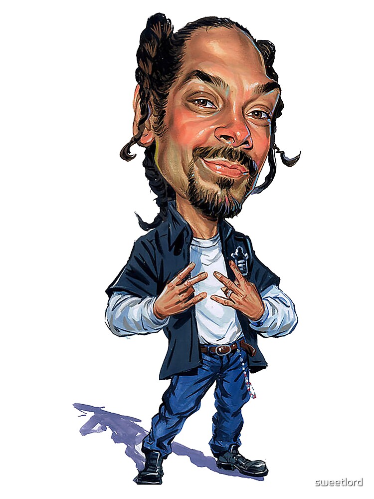 Caricature Snoop Dogg Kids T Shirt By Sweetlord Redbubble