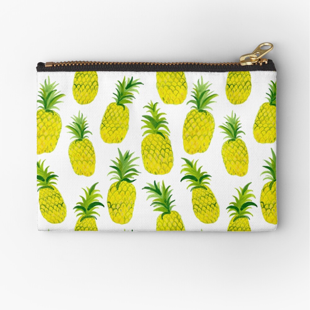 Pineapple Party! Lets get tropical Zipper Pouch