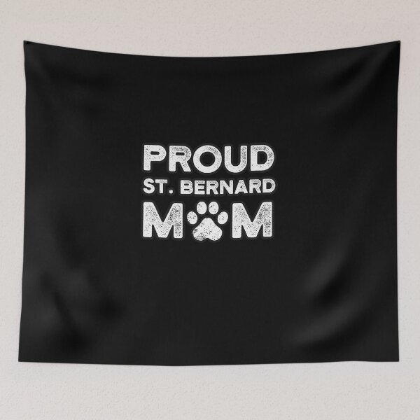 Item preview, St. Bernard Mom, Proud Dog Mama designed and sold by UneDesigns.