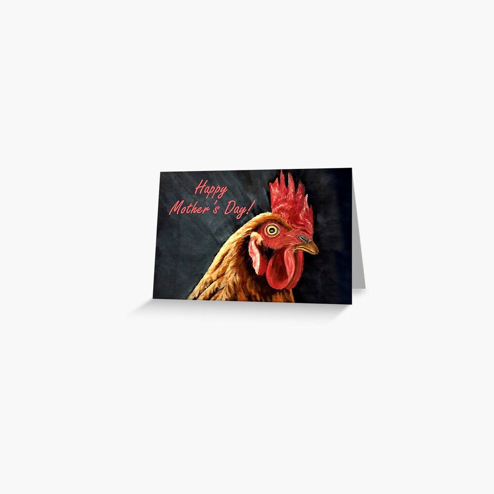 Mother's Day Card - Little Red Hen Greeting Card