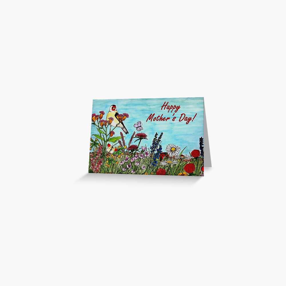 Mother's Day Card - Flower Meadow Greeting Card