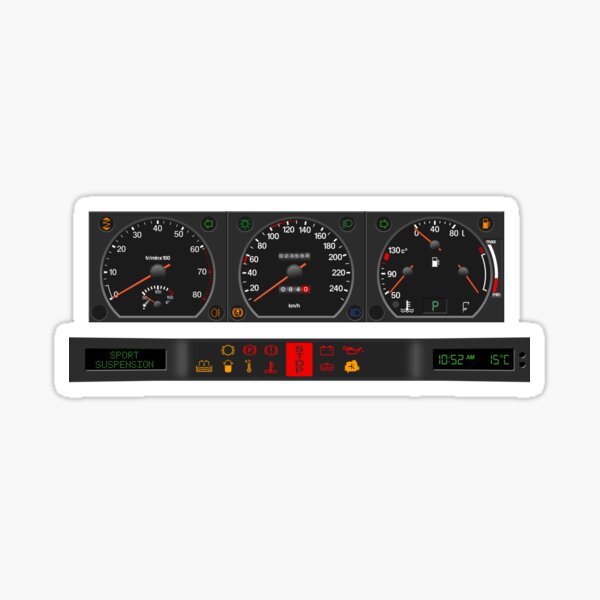 Citroën XM dashboard instrument panel Sticker