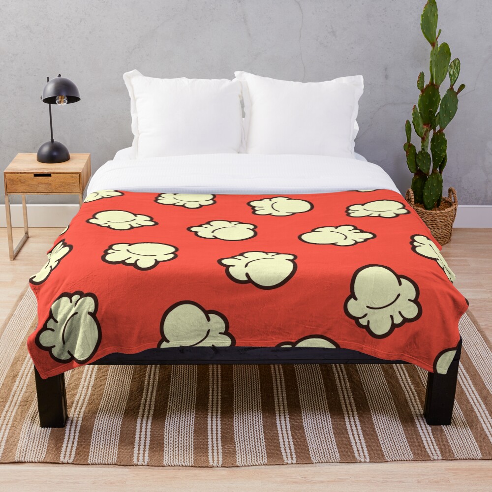 Popcorn Pattern Throw Blanket