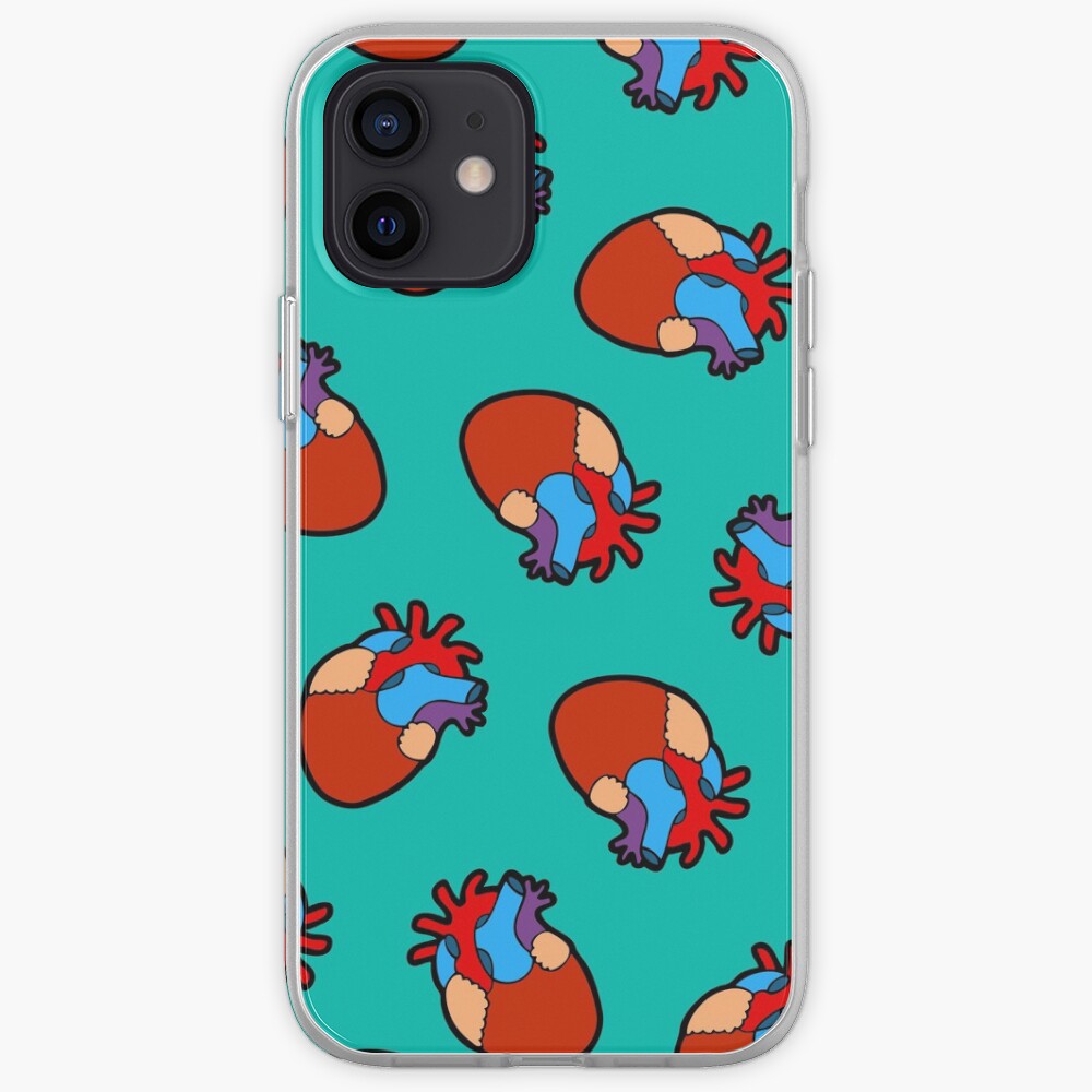 Anatomical Heart Pattern iPhone Case & Cover