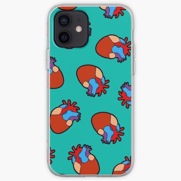 Anatomical Heart Pattern iPhone Soft Case