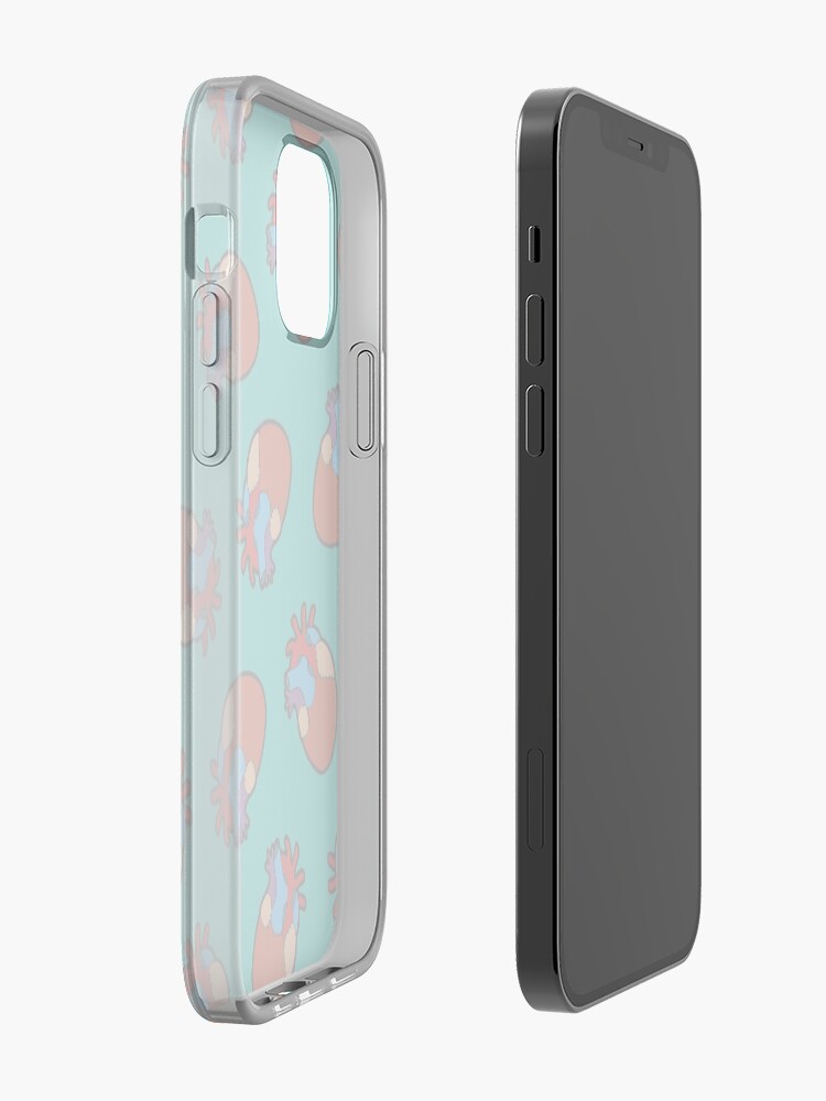 Alternate view of Anatomical Heart Pattern iPhone Case & Cover