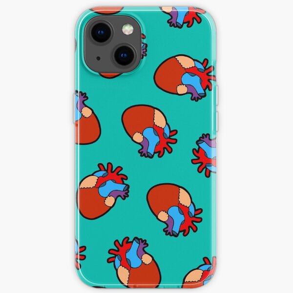 Anatomical Heart Pattern iPhone Soft Case