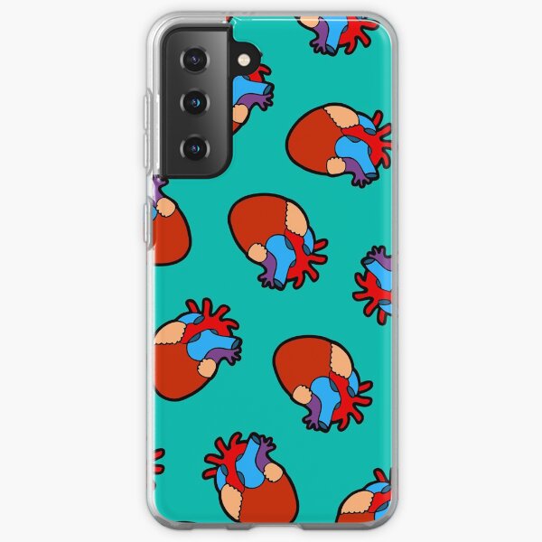 Anatomical Heart Pattern Samsung Galaxy Soft Case