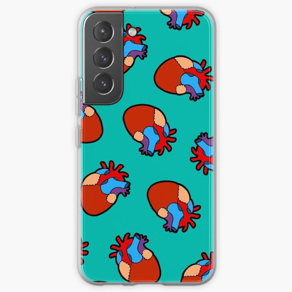Anatomical Heart Pattern Samsung Galaxy Soft Case