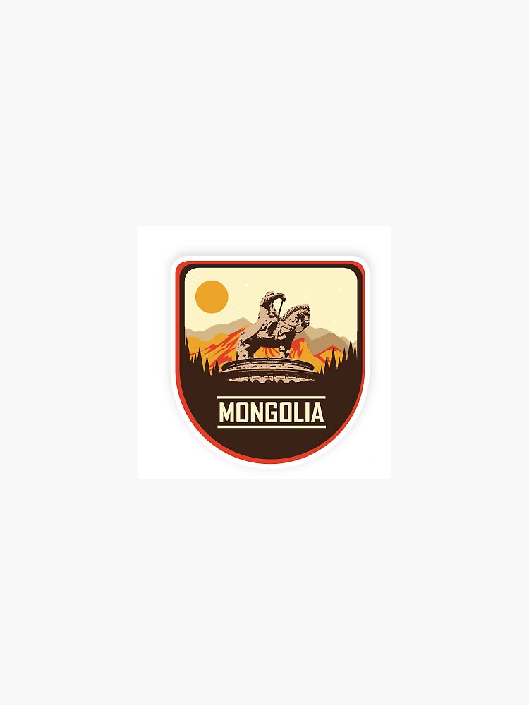 "Mongolian Sticker" Sticker by chinbayar | Redbubble