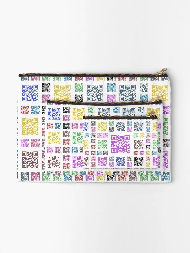 Thumbnail 2 of 4, Zipper Pouch, Code Wall designed and sold by ArsInfinity.