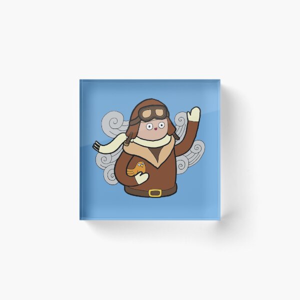When I grow up I want to be a pilot Acrylic Block